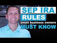 Video thumbnail for SEP IRA for small business owners [How to calculate your contributions]