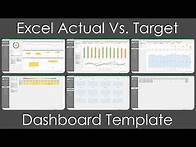 Video thumbnail for Pinexl Actual Vs Target Dashboard Template Overview