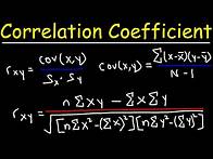 Video thumbnail for How To Calculate The Correlation Coefficient Using The Covariance Formula - College Statistics