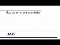 Video thumbnail for How we set grade boundaries