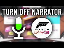 Video thumbnail for How To Turn Off Narrator On Forza Horizon 5 (Screen Reader) - Full Guide