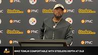 Video thumbnail for Mike Tomlin Comfortable Steelers With Depth At OLB