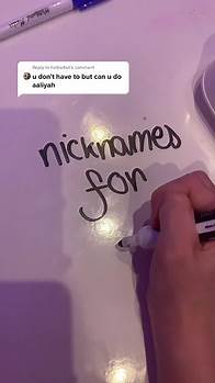 Video thumbnail for Creative Nicknames for Aaliyah Fans