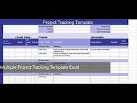 Video thumbnail for Multiple Project Tracking Template