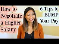 Video thumbnail for Salary Negotiation: 6 Tips on How to Negotiate a Higher Salary