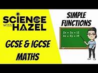 Video thumbnail for How To Do Functions | GCSE & IGCSE Maths | AQA, Edexcel, CIE, OCR