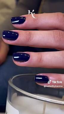 Video thumbnail for Dark Blue Addicted Nail Art Tutorial on Instagram
