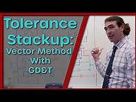 Video thumbnail for Tolerance Stackup: Vector Method with GD&T