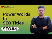 Video thumbnail for Learn What are the power words in SEO Title?