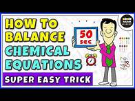 Video thumbnail for How To Balance Chemical Equations? Easy Trick