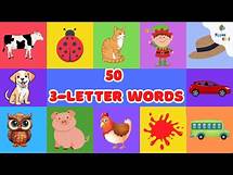 Video thumbnail for MASTER 3 Letter Words In JUST 5 Minutes | Kids Learning
