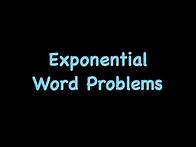 Video thumbnail for Exponential Function Word Problems - Algebra 1 Unit 12 Lesson 6