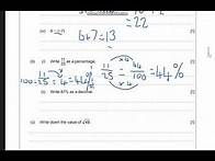 Video thumbnail for Eduqas Foundation Maths 2022 Summer Past Paper 1 - Question 1