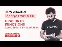 Video thumbnail for IGCSE/O LEVEL Maths - Graphs of Functions (Concepts and Past Papers)