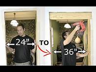 Video thumbnail for How to expand an existing door opening