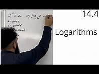 Video thumbnail for Edexcel AS Level Maths: 14.4 Logarithms