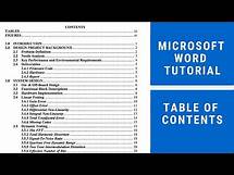 Video thumbnail for How to insert Table of Contents in Word (Step by Step) | Microsoft Word Tutorial: Table of content