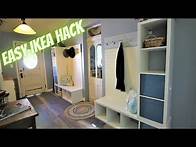 Video thumbnail for EASY IKEA HACK-KALLAX Shelf Unit-Built-in Mudroom Bench and Storage