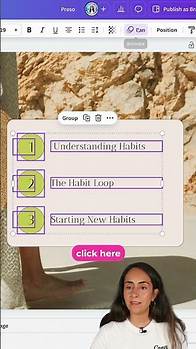 Video thumbnail for Make Bullet Points Appear One at the Time in Canva [EASY!]