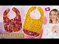 Video thumbnail for Sew a Baby and Toddler Bib with Free Patterns
