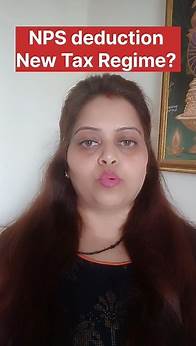 Video thumbnail for NPS deduction new tax regime FY 24-25 #shorts #incometax #shwetataxsolution