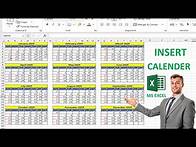 Video thumbnail for How to Make Calendar 2025 in MS Word | Microsoft Excel 2021 | Insert Calendar