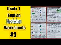 Video thumbnail for Grade 1 English Revision Worksheets #3 | #dailypracticeworksheets #grade1