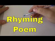 Video thumbnail for How To Write A Poem That Rhymes-Tutorial