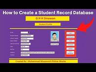 Video thumbnail for How to Create Students Record Database - Microsoft Access Full Tutorial