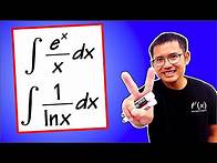 Video thumbnail for Integral of e^x/x vs. integral of 1/ln(x)