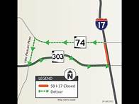 Video thumbnail for Southbound I-17 closed this weekend near SR 74 as ADOT completes project