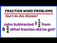 Video thumbnail for "How to Solve Fraction Word Problems | Step-by-Step Guide"