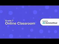 Video thumbnail for Grade 7 - Natural Science - Classification of Organisms / WorksheetCloud Video Lesson