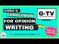 Video thumbnail for How to Write a Conclusion for an Opinion Essay | 4th Grade | Video 6