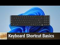 Video thumbnail for Keyboard Shortcut Basics - Windows 11 Hotkeys