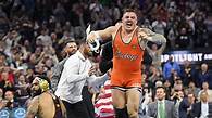 Video thumbnail for Wyatt Hendrickson describes takedown to beat Gable Steveson for NCAA wrestling title