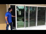 Video thumbnail for Multi track Impact Sliding Glass Door SIW