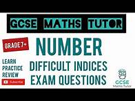 Video thumbnail for The 5 Hardest Indices Exam Questions | Grade 7-9 Series | GCSE Maths Tutor