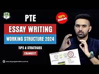 Video thumbnail for PTE Freestyle Essay Writing Structure 2024 | Language Academy