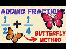 Video thumbnail for How to Add Fractions (Butterfly Method)