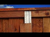 Video thumbnail for PostMaster Installation Full Video - 6' Privacy Fence