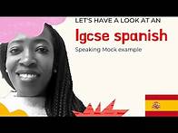 Video thumbnail for IGCSE Spanish Speaking Mock Exam