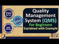 Video thumbnail for What is QMS? | Quality Management System | ISO 9001 | AS 9100 | IATF | Basics for Beginners