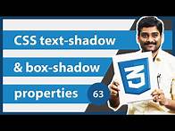 Video thumbnail for CSS text-shadow Property | CSS box-shadow Property - CSS Tutorial 63 🚀