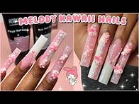 Video thumbnail for MELODY KAWAII POLYGEL NAILS! NEW ROSALIND HUGE POLYGELS | Nail Tutorial
