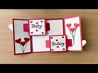 Video thumbnail for Happy Birthday Card | Easy card for birthday and anniversary