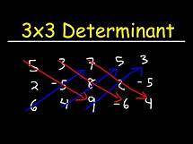 Video thumbnail for How To Find the Determinant of a 3x3 Matrix - The Easy Way!