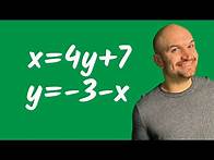 Video thumbnail for 3 Easy Solve Systems Algebraically