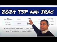 Video thumbnail for 2024 - Maximum TSP/401k and IRA contributions