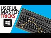 Video thumbnail for Master Keyboard Tricks - 10+ Most Useful Win Key Shortcuts Every Computer User Must Know